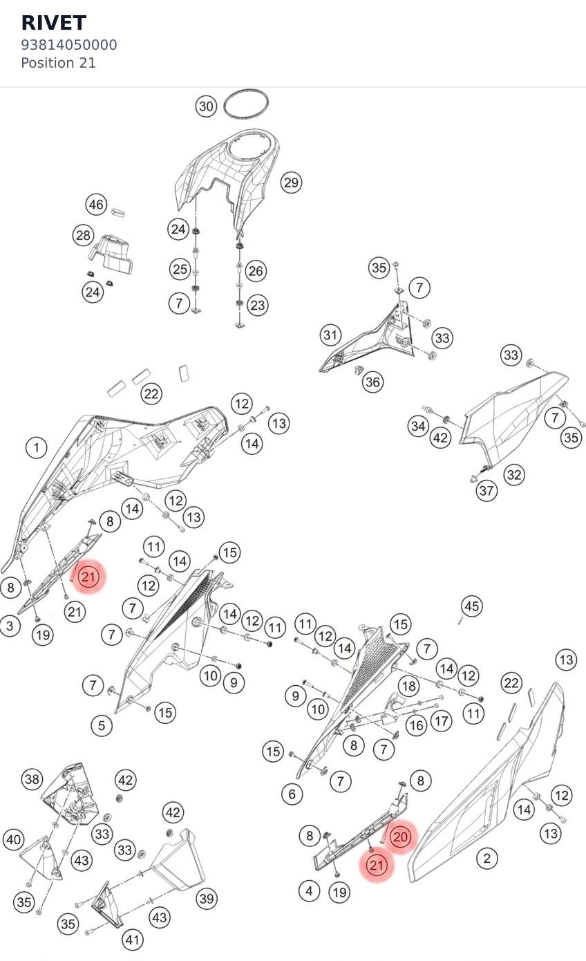 Diagram preview: RIVET (93814050000)