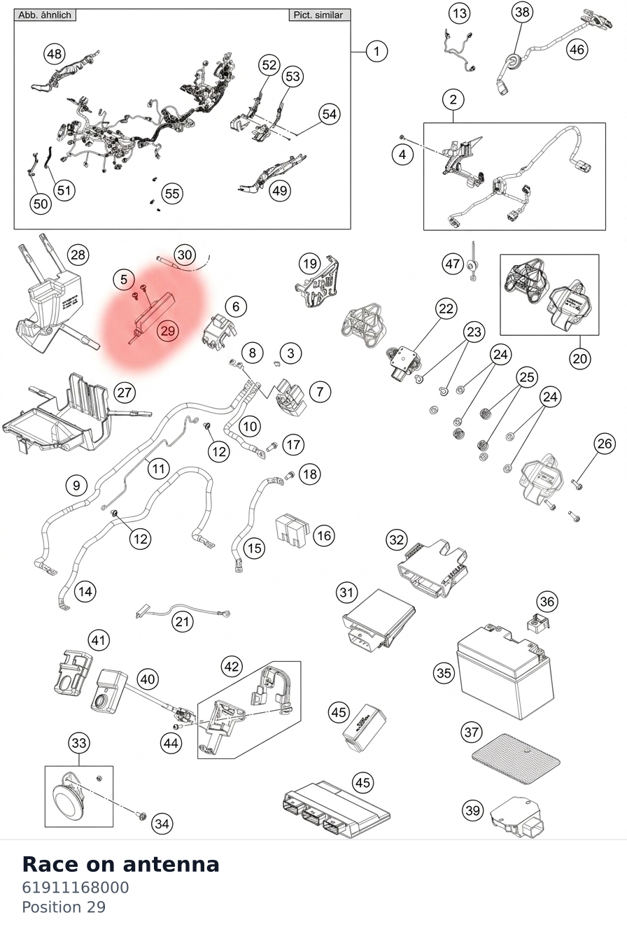 Diagram preview: Race on antenna (61911168000)