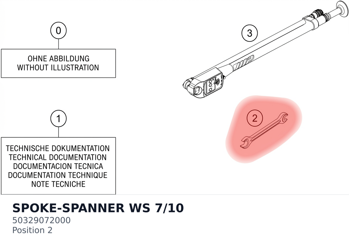 Diagram preview: SPOKE-SPANNER WS 7/10 (50329072000)