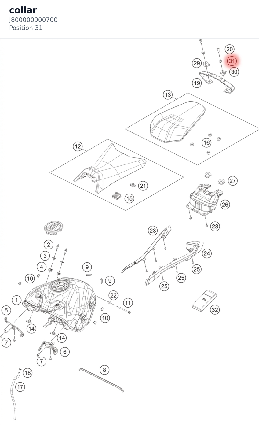 Diagram preview: collar (J800000900700)