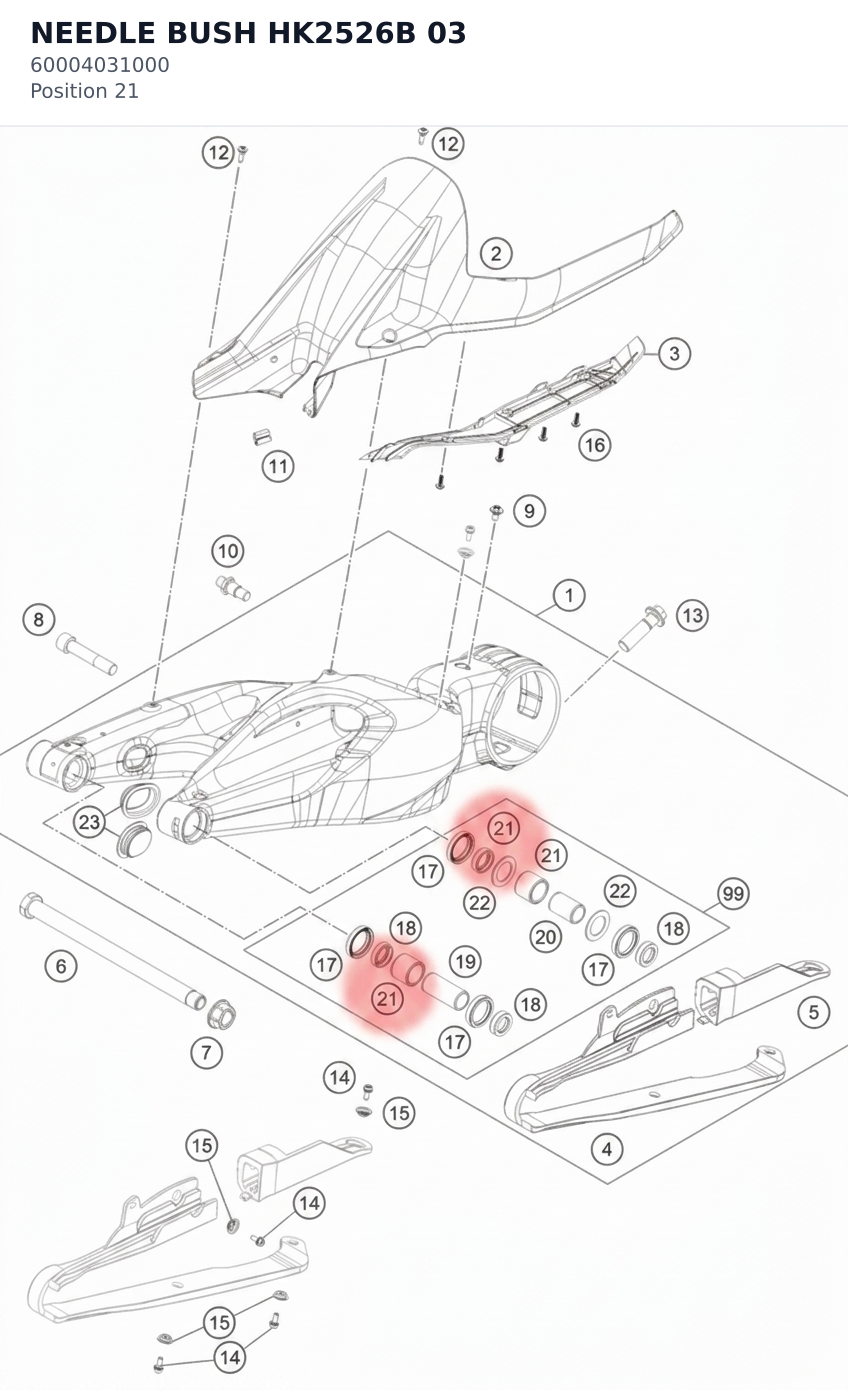 Diagram preview: NEEDLE BUSH HK2526B 03 (60004031000)