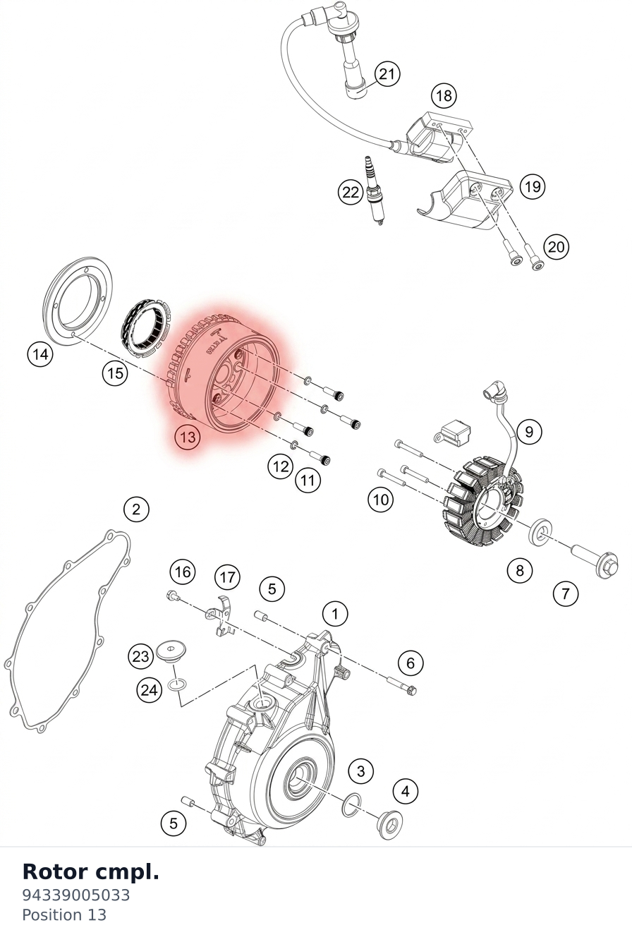 Diagram preview: Rotor cmpl. (94339005033)