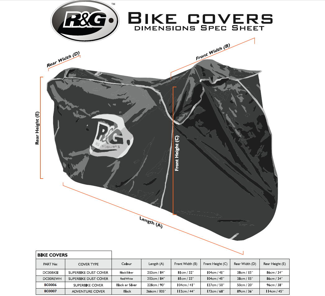 Superbike Presenning (BLACK) - Lagringstrekk til mc