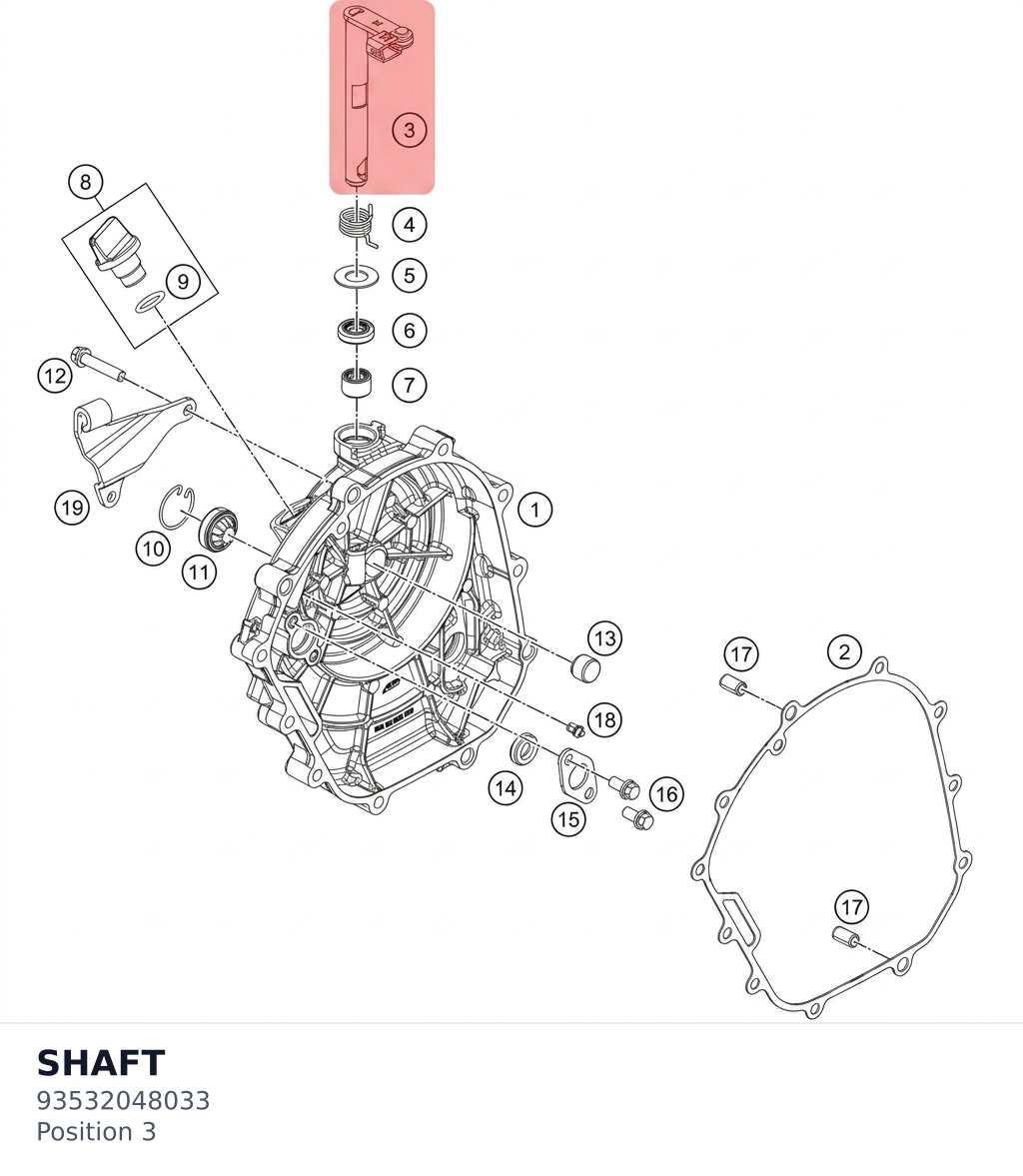 Diagram preview: SHAFT (93532048033)
