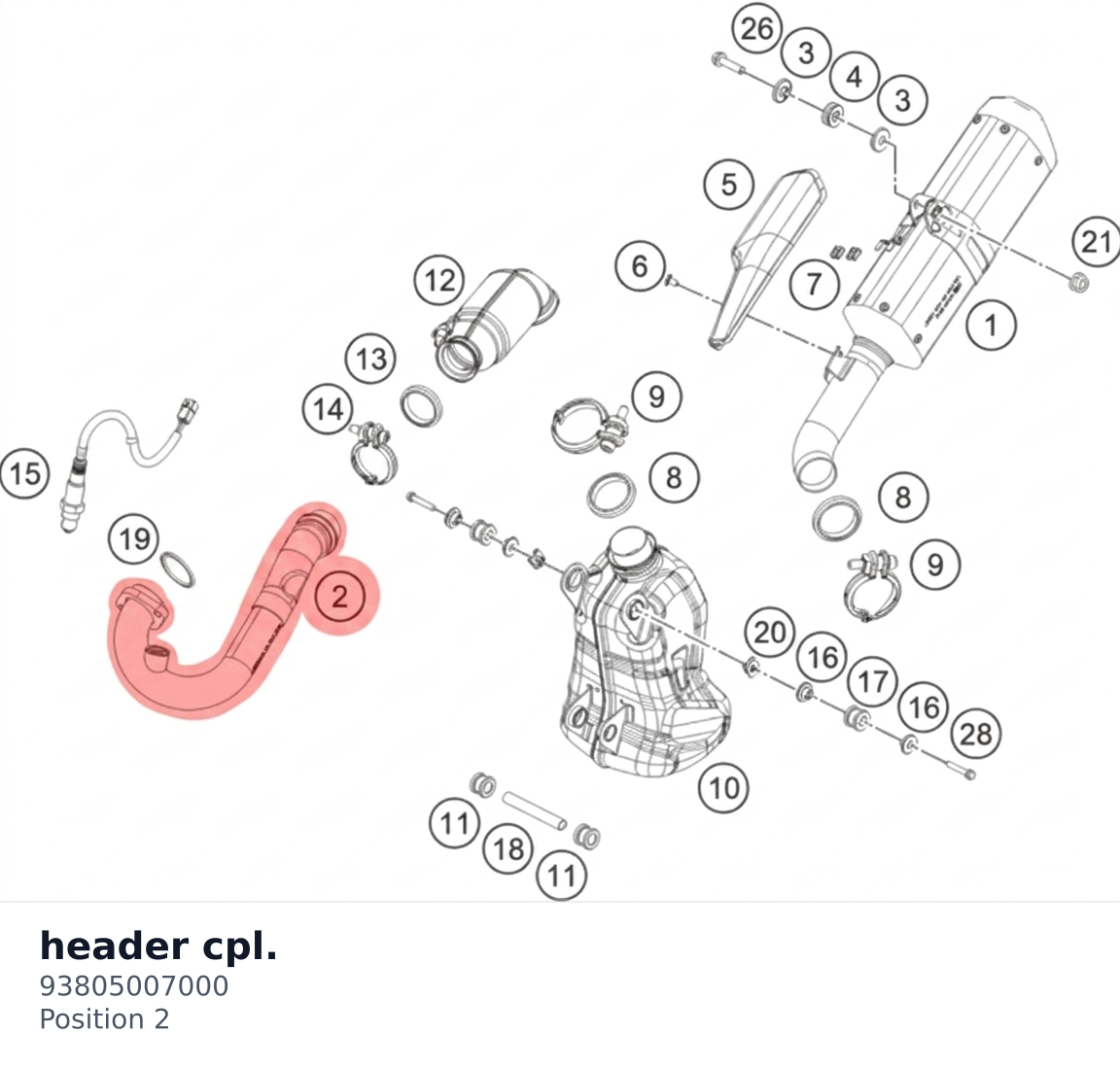 Diagram preview: header cpl. (93805007000)