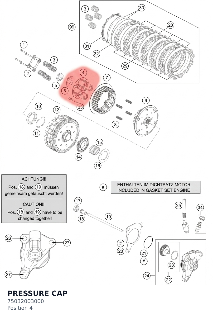 Diagram preview: PRESSURE CAP (75032003000)