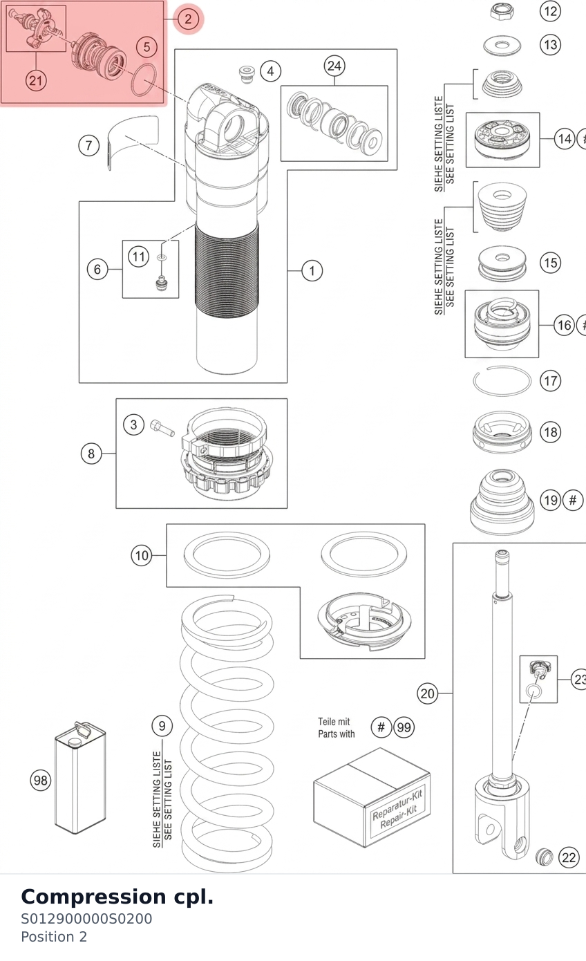 Diagram preview: Compression cpl. (S012900000S0200)