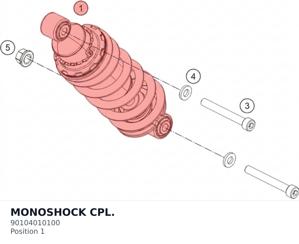 Diagram preview: MONOSHOCK CPL. (90104010100)