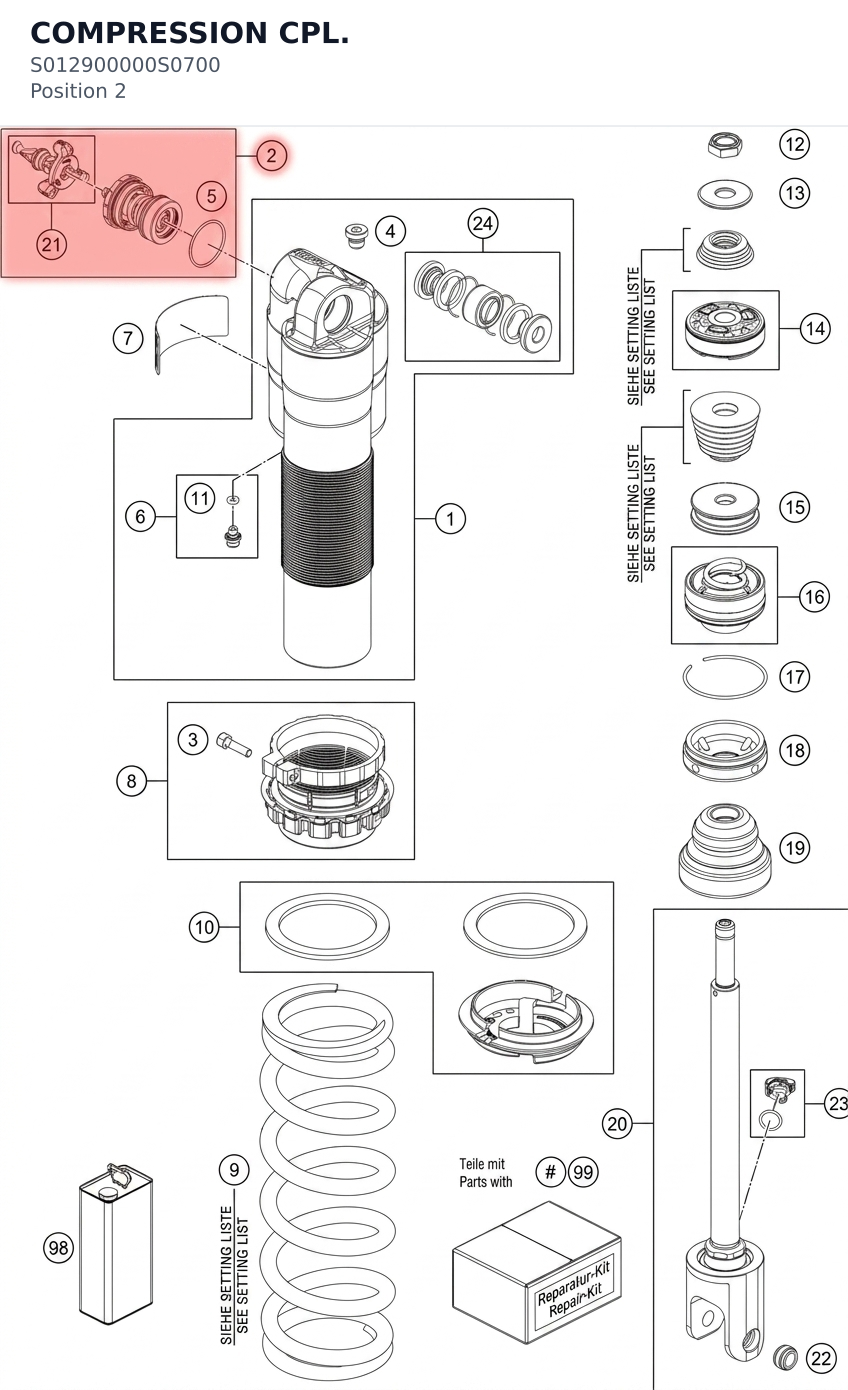 Diagram preview: COMPRESSION CPL. (S012900000S0700)