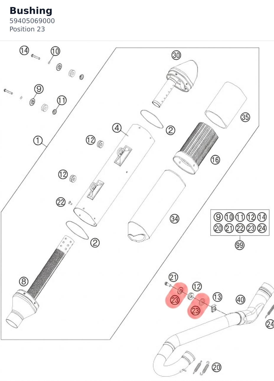 Diagram preview: Bushing (59405069000)
