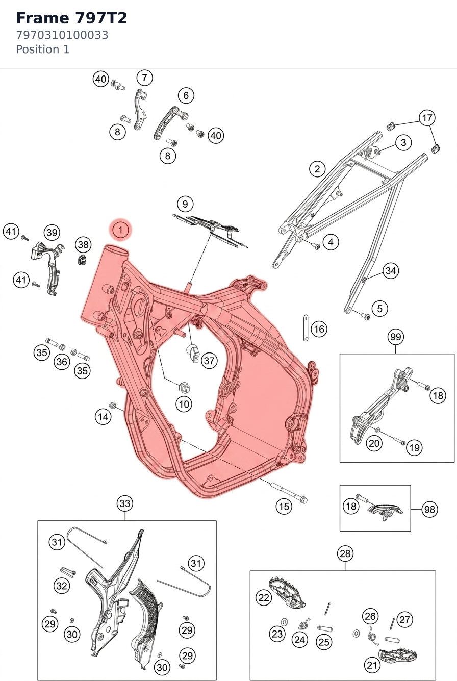 Diagram preview: Frame 797T2 (7970310100033)