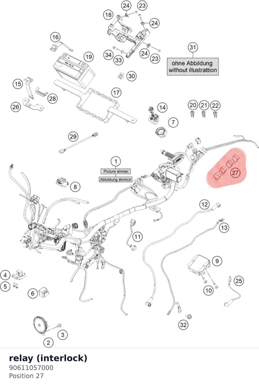 Diagram preview: relay (interlock) (90611057000)