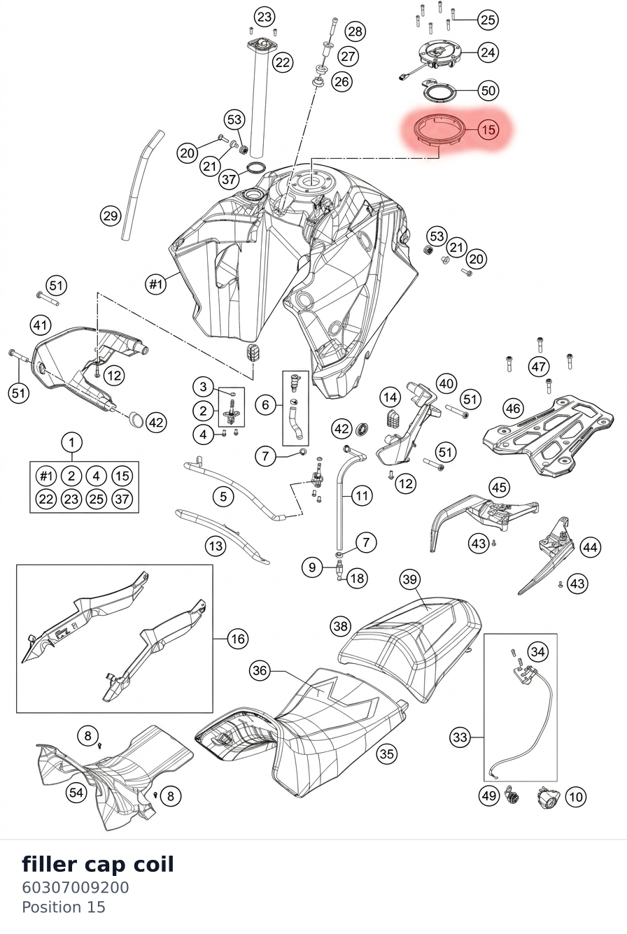 Diagram preview: filler cap coil (60307009200)