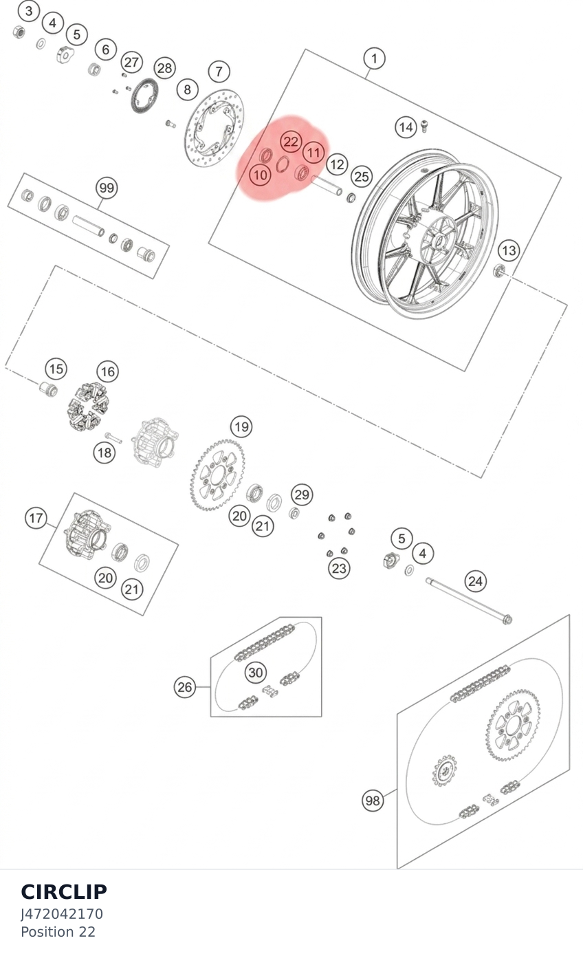 Diagram preview: CIRCLIP (J472042170)