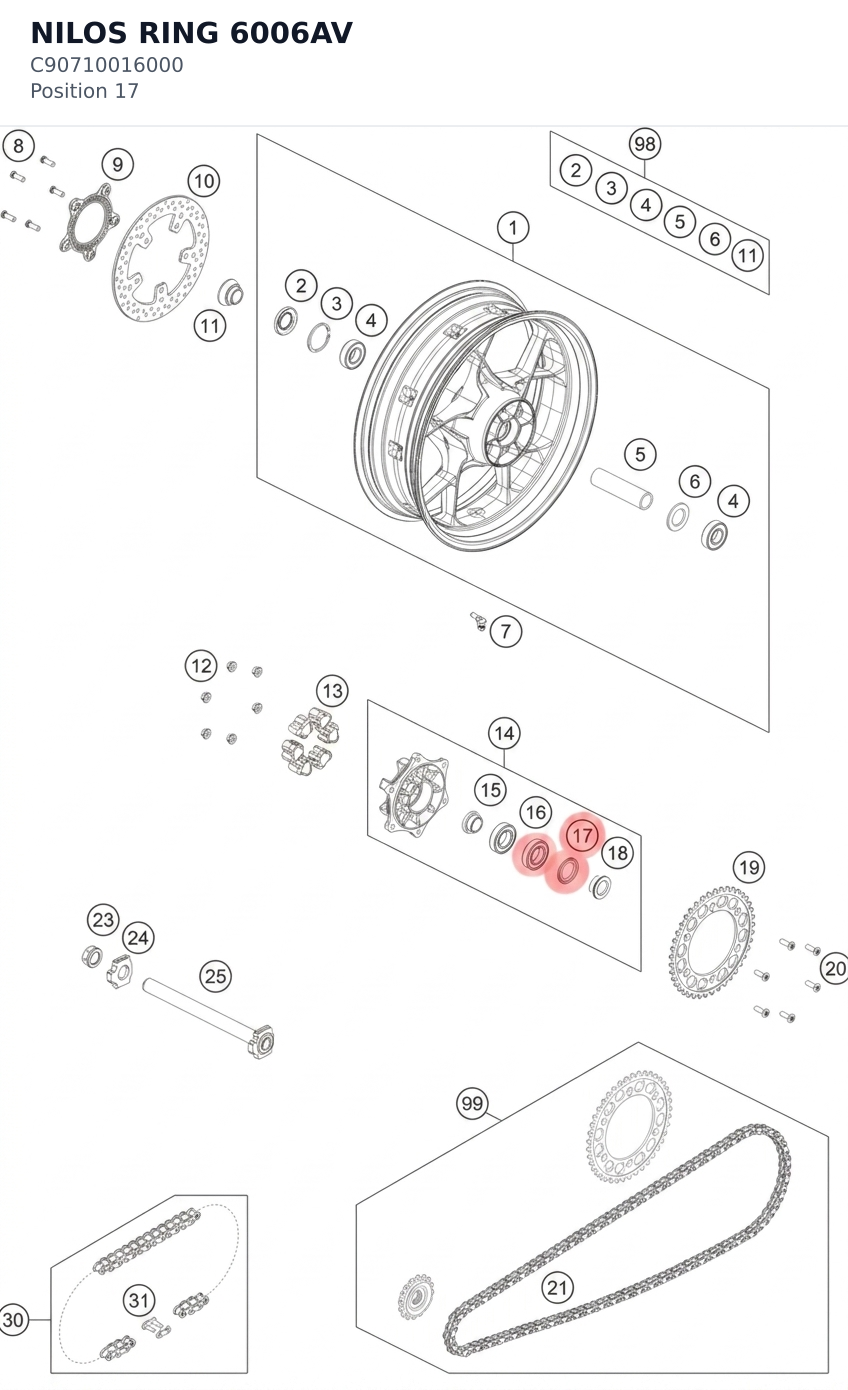 Diagram preview: NILOS RING 6006AV (C90710016000)