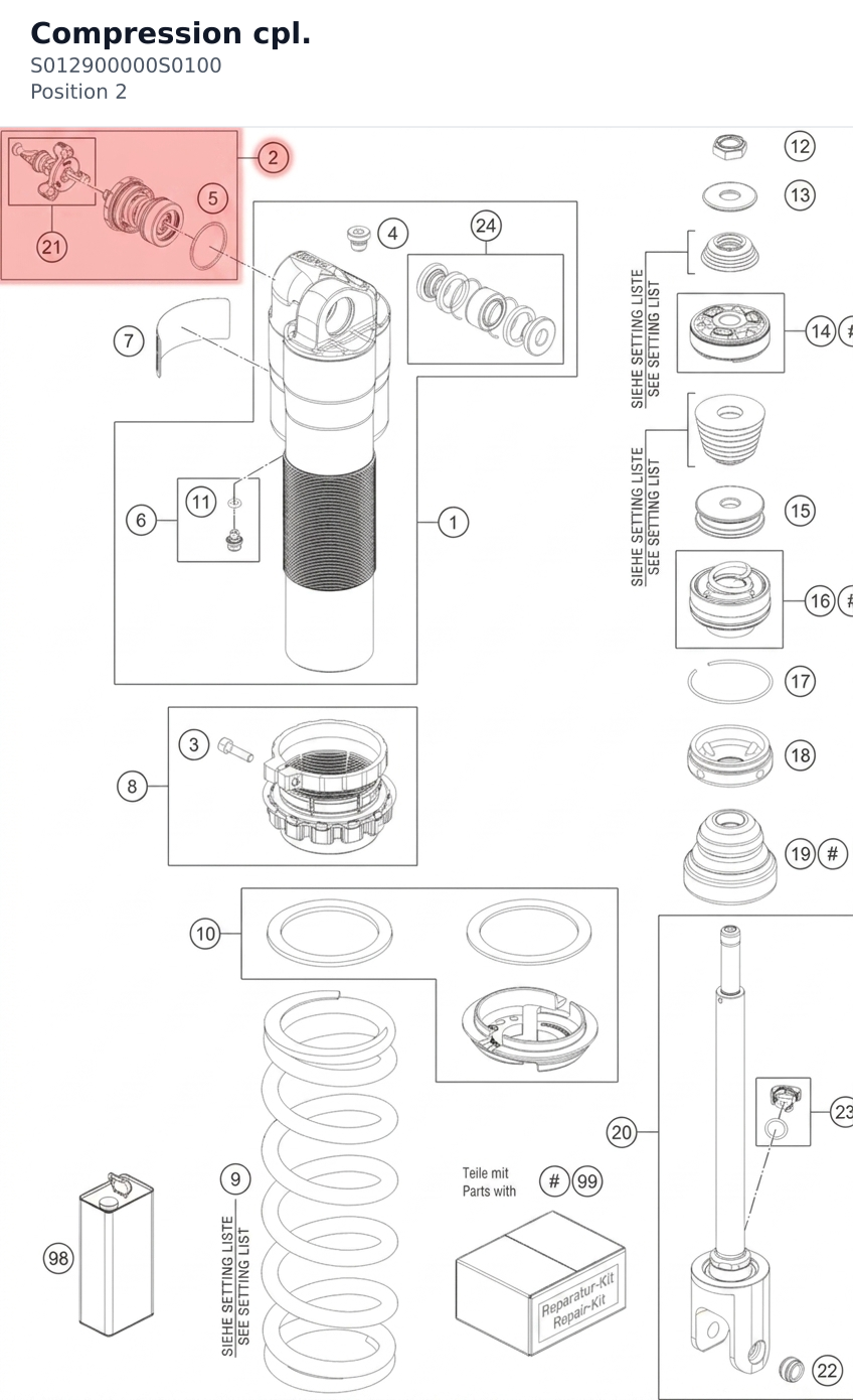 Diagram preview: Compression cpl. (S012900000S0100)