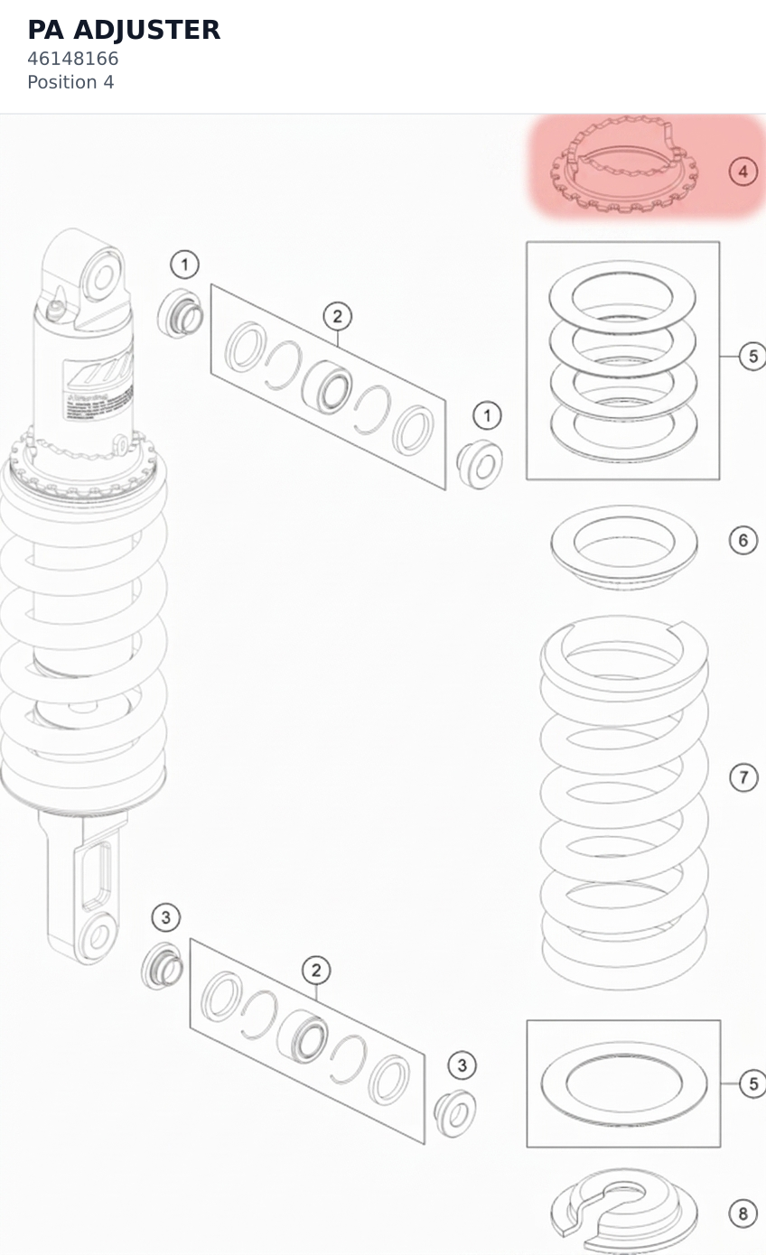 Diagram preview: PA ADJUSTER (46148166)