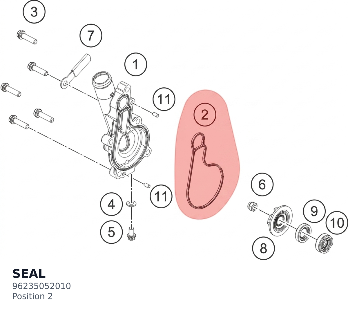 Diagram preview: SEAL (96235052010)