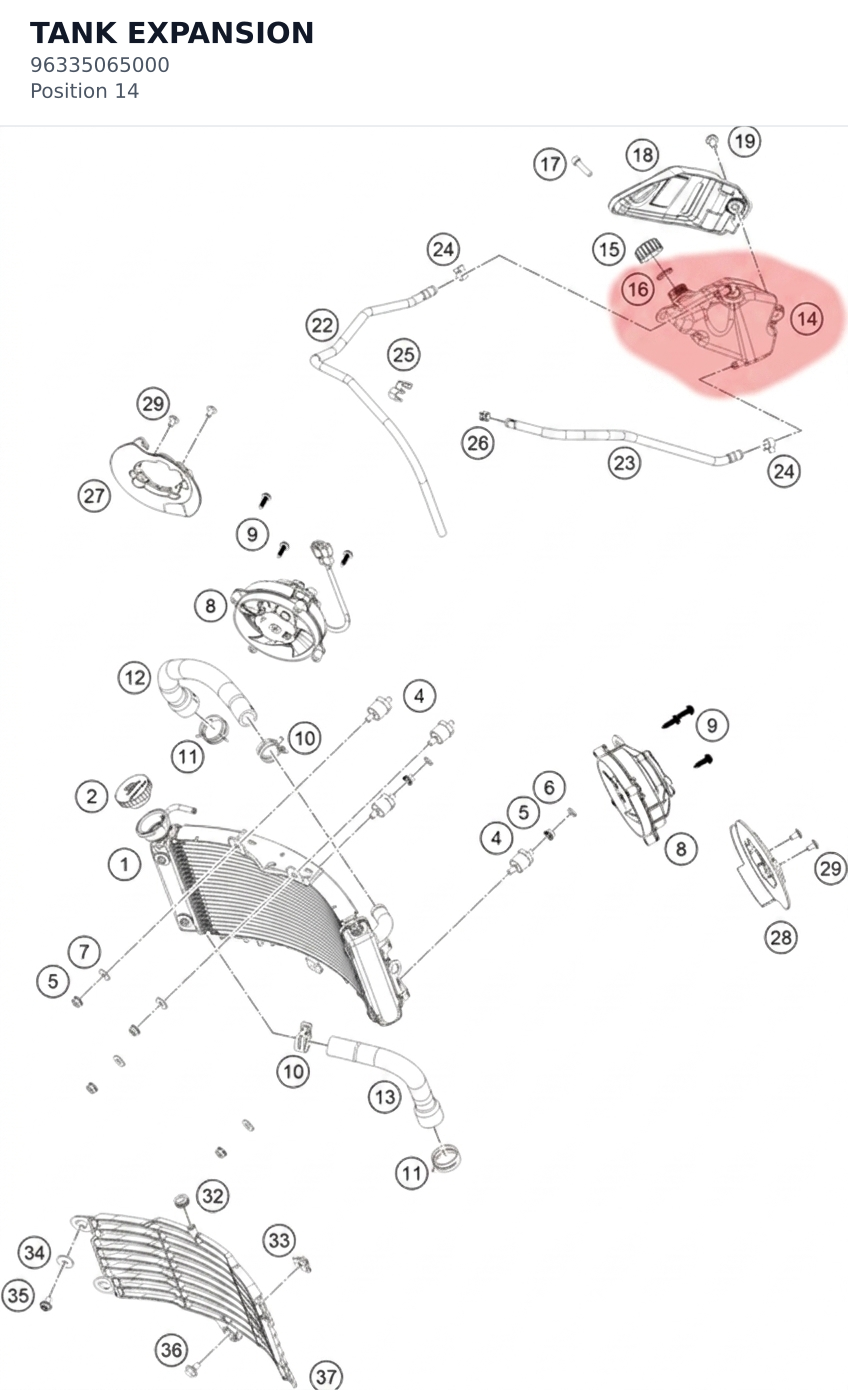Diagram preview: TANK EXPANSION (96335065000)