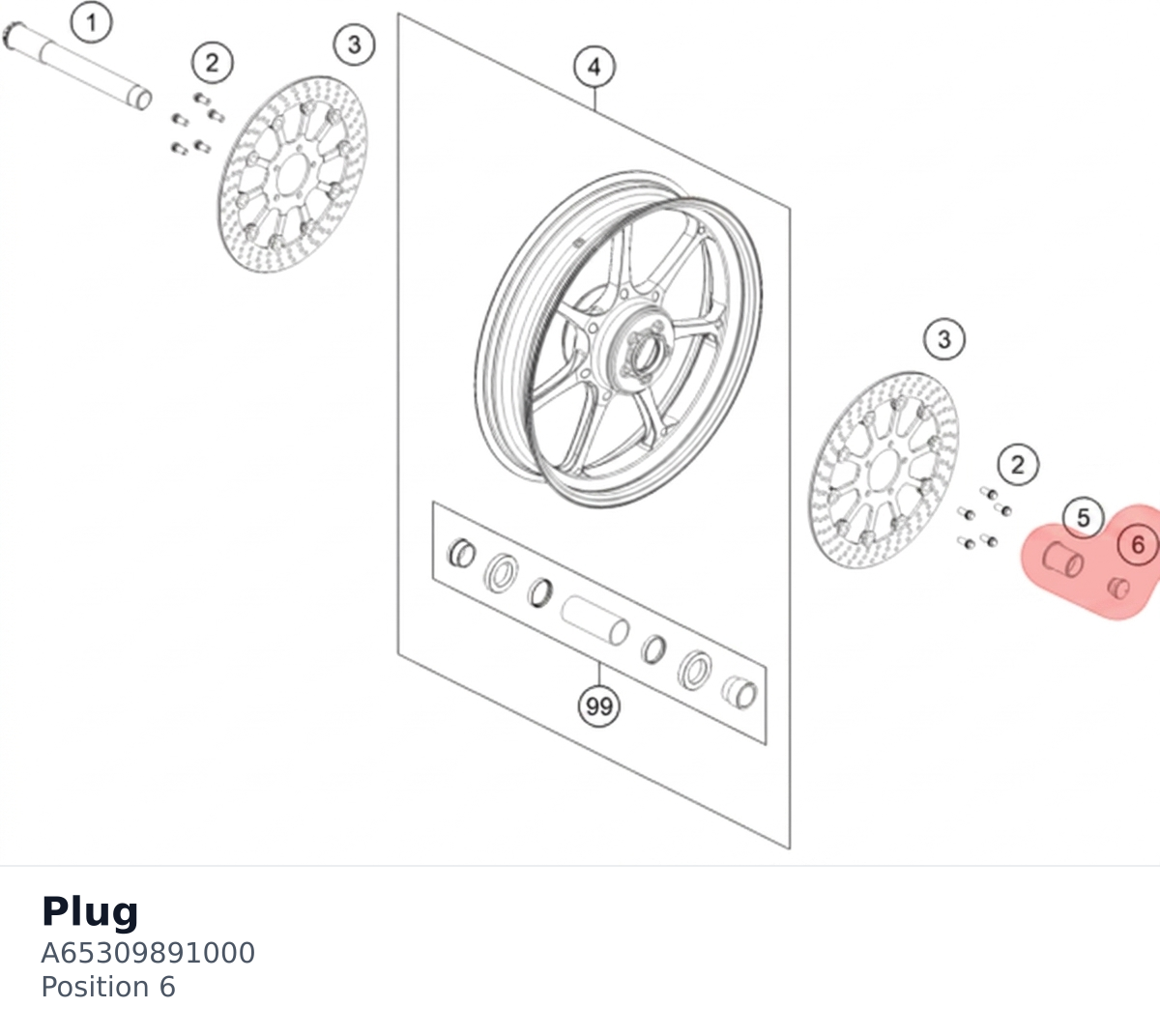 Diagram preview: Plug (A65309891000)