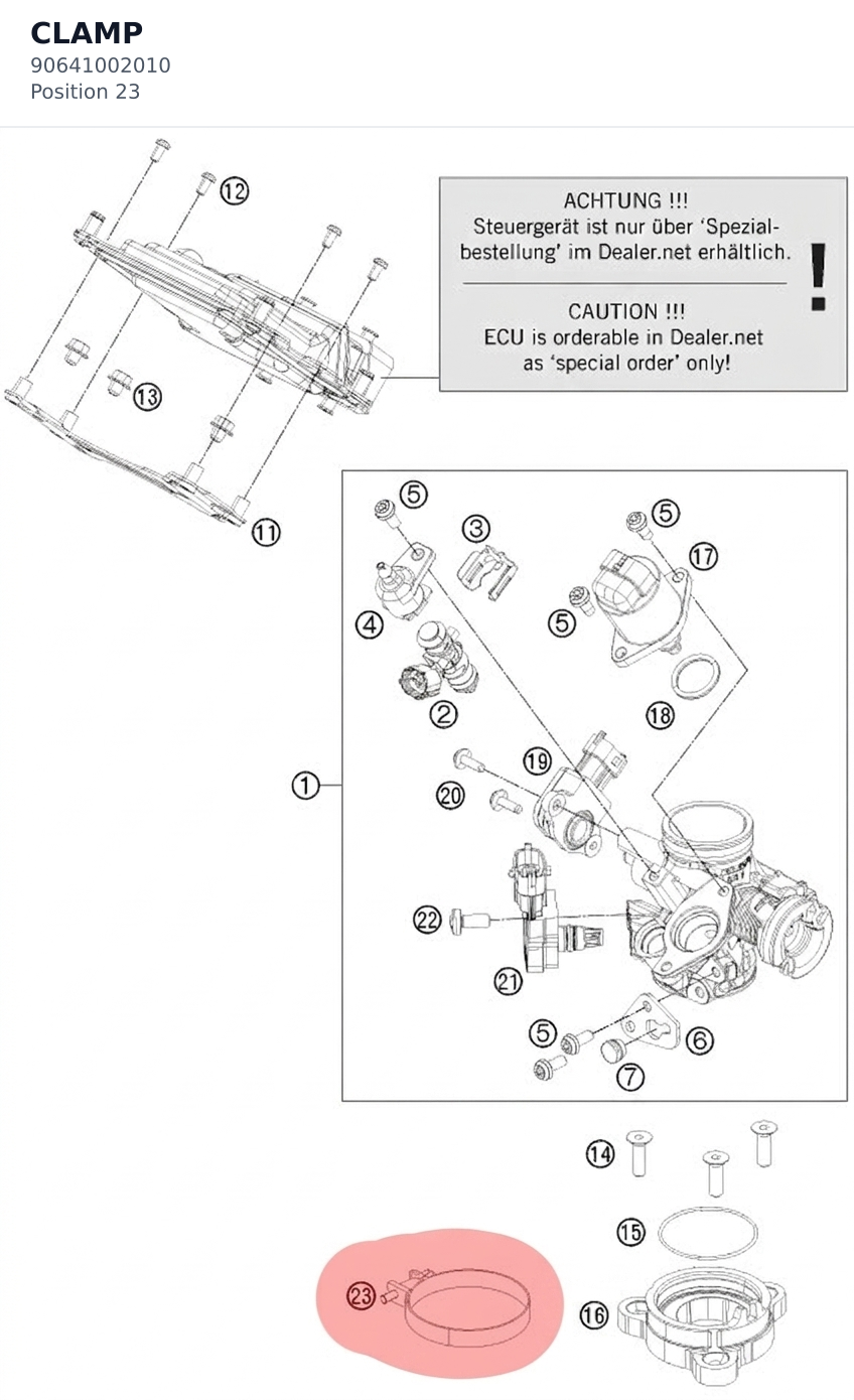 Diagram preview: CLAMP (90641002010)
