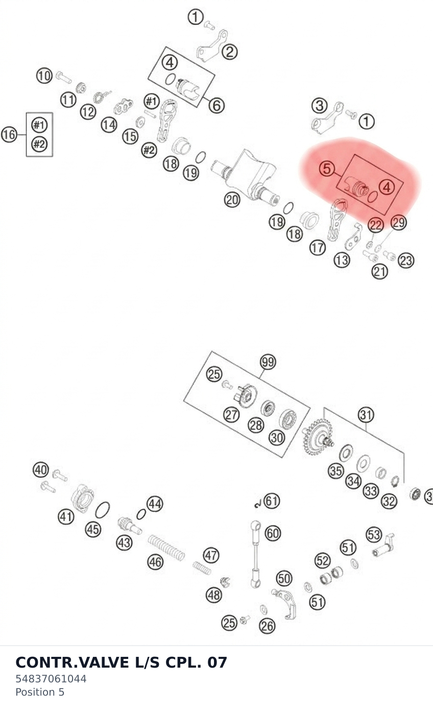 Diagram preview: CONTR.VALVE L/S CPL. 07 (54837061044)