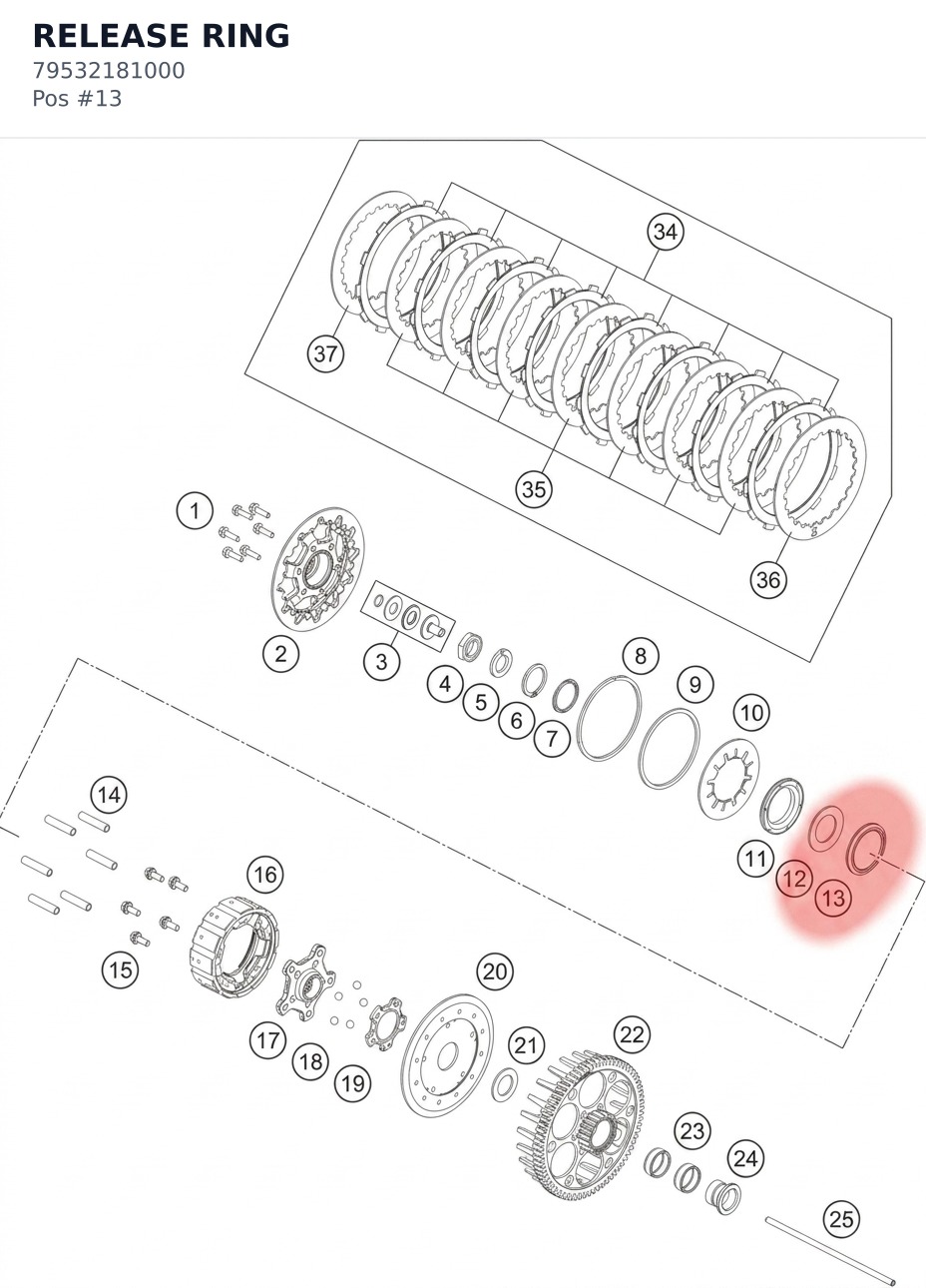 Diagram preview: RELEASE RING (79532181000)