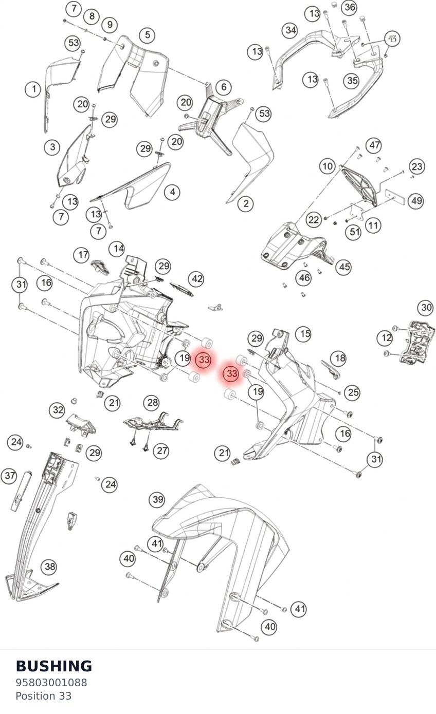 Diagram preview: BUSHING (95803001088)