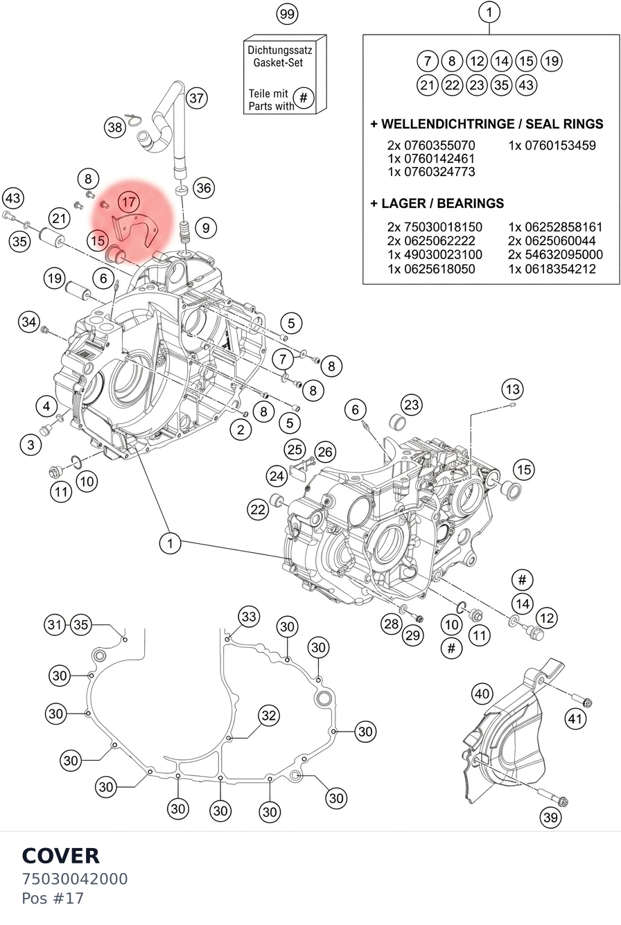 Diagram preview: COVER (75030042000)