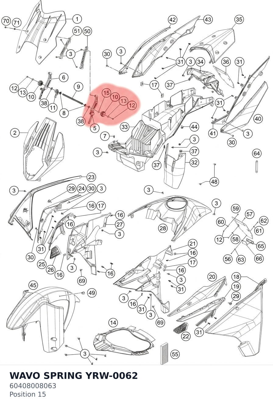 Diagram preview: WAVO SPRING YRW-0062 (60408008063)