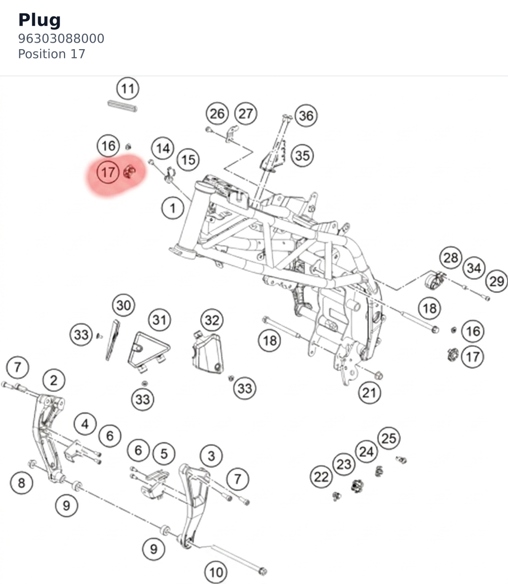 Diagram preview: Plug (96303088000)