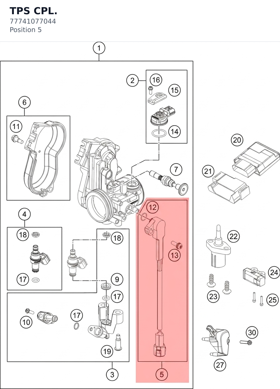 Diagram preview: TPS CPL. (77741077044)