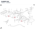 RUBBER PAD 000048971 diagram position
