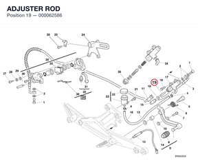 ADJUSTER ROD 000062586 diagram position