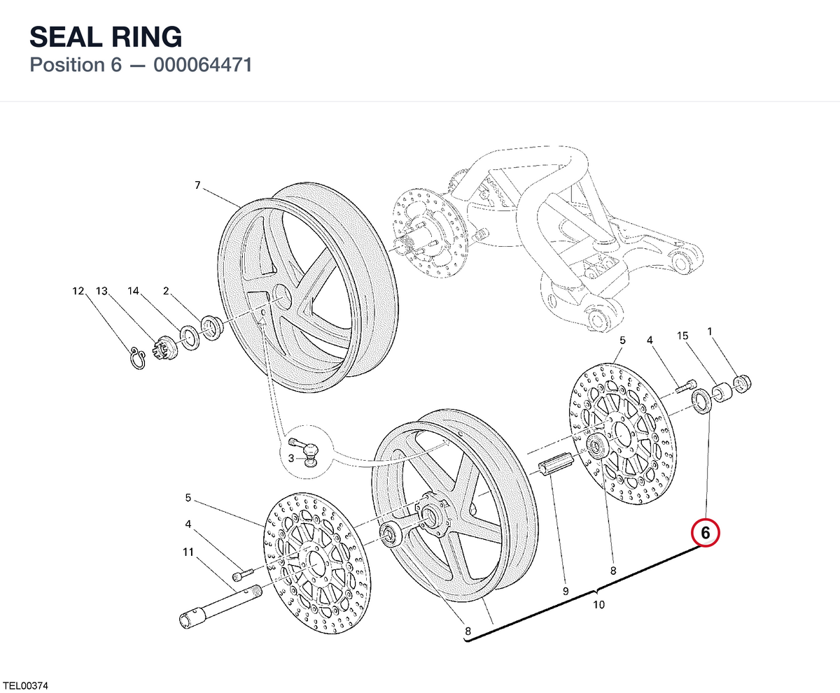 SEAL RING 000064471 diagram position
