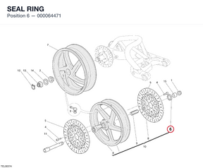 SEAL RING 000064471 diagram position