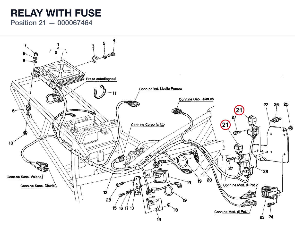 RELAY WITH FUSE