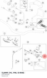 Diagram preview: CLAMP, CYL. PIN, O-RING (83013005000)