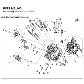 BOLT M6x100 product image