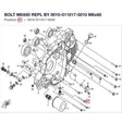 BOLT M6X60 REPL BY 0010-011017-0010 product image