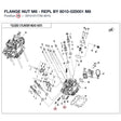 FLANGE NUT M8 - REPL BY 8010-020001 product image