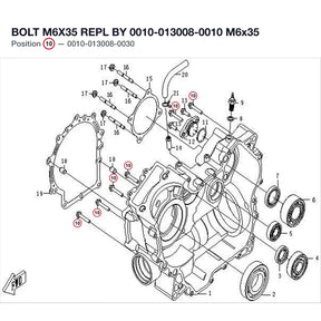 BOLT M6X35 REPL BY 0010-013008-0010 product image