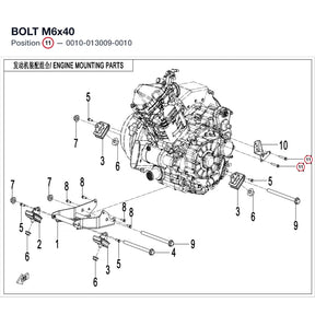 BOLT M6x40 product image