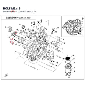 BOLT M6x12 product image