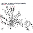LOCK CLIP, VALVE REPL BY 0010-022006-0031 product image