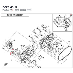 BOLT M6x22 product image