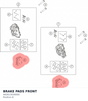 Diagram preview: BRAKE PADS FRONT (A62613030000)