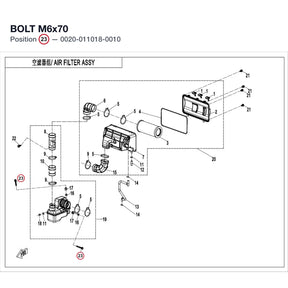 BOLT M6x70 product image