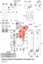 Diagram preview: Piston 34x35,4 mainpiston Freudenb cpl. (48601628S)