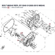 BOLT M8X45 REPL BY 0040-012005-0010 product image